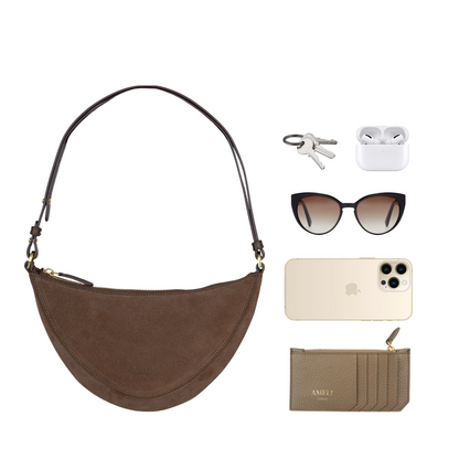 Dam Minimalistisk Syntetisk Axelväska med Justerbar Rem