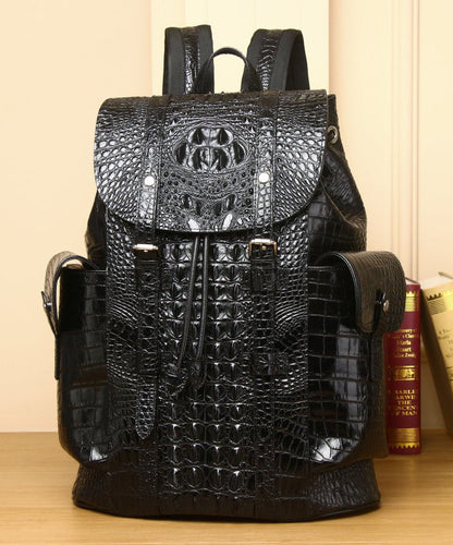 Variant image for Herr Elegant Kalvläder Ryggsäck med Stor Kapacitet-1