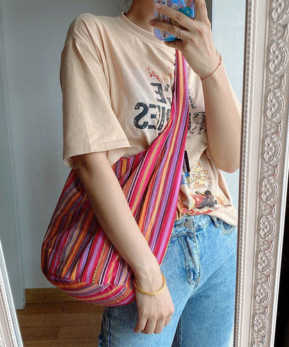 Unisex Praktisk Bomull och Linne Messenger Väska med Hög Kapacitet