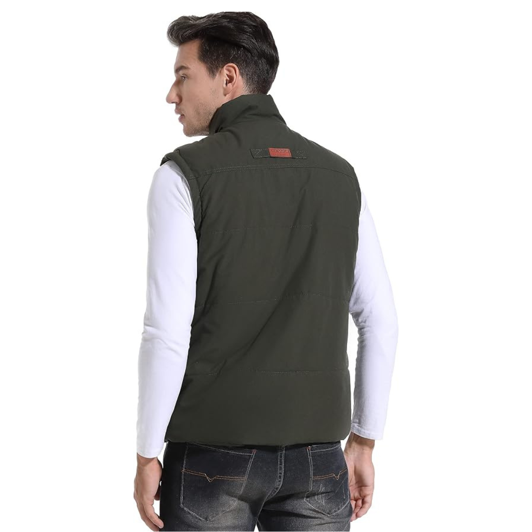 Herrväst med dragkedja