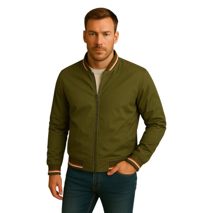 Herrens Bomberjacka med Dragkedja