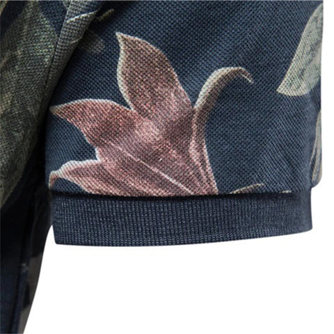 Herr Polo Skjorta med Lekfullt Mönster