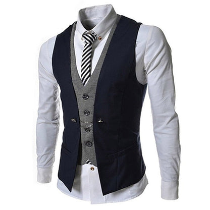 Herrens V-ringad Väst