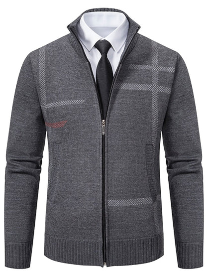 Herr Tröja Med Dragkedja