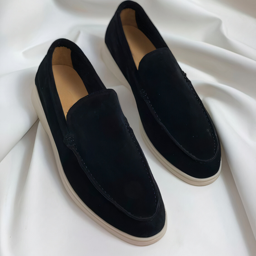 Herrar Tidlösa Skinn Loafers med Elegant Design 0