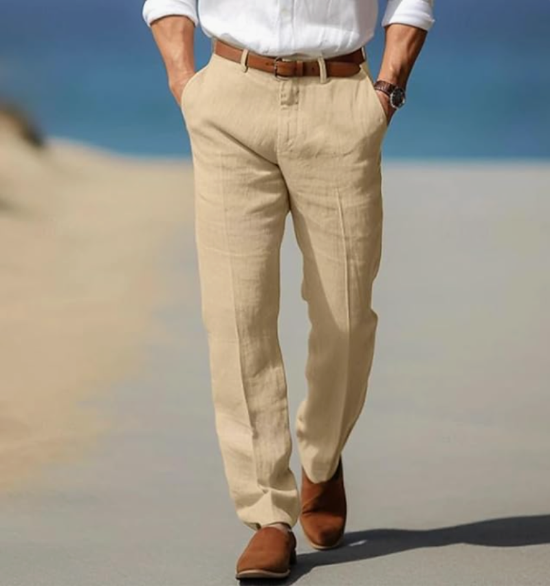 Herr Byxor | Slim Fit | Enfärgad