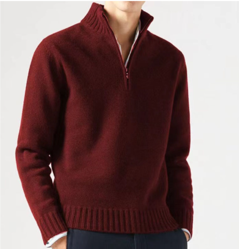 Herr Tröja Med Hög Krage