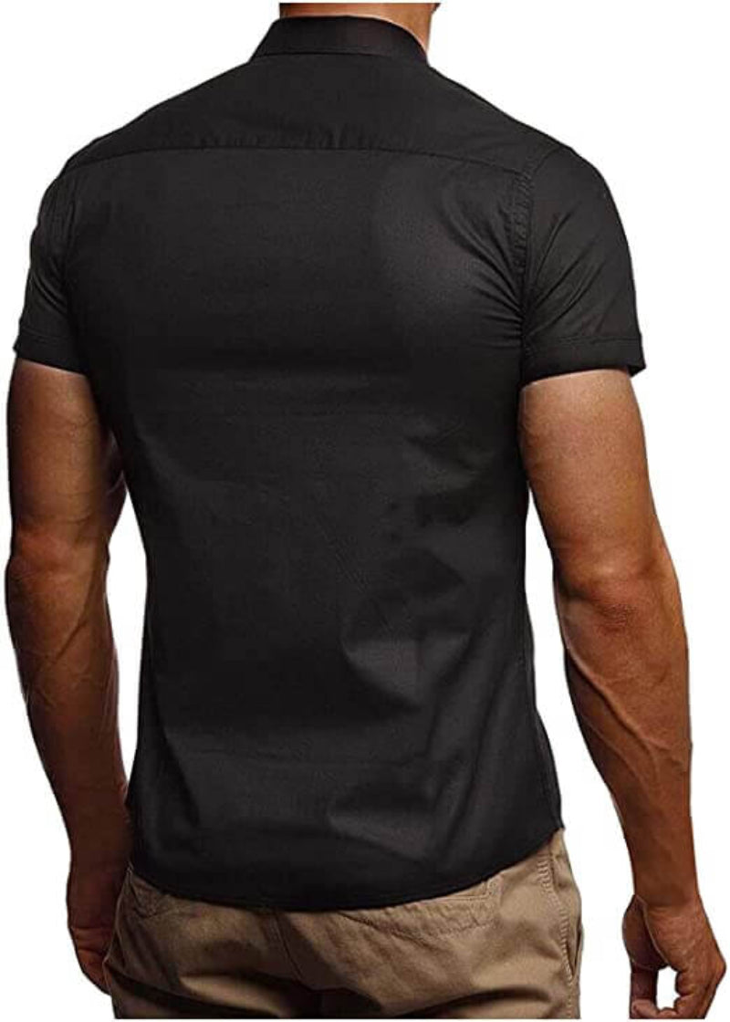 Herrskjorta med Korta Ärmar