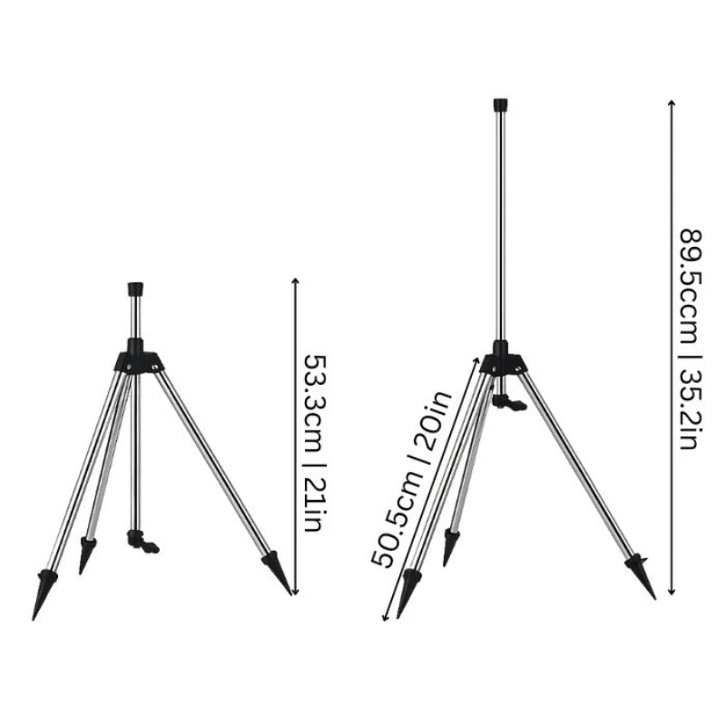 Högtrycksrotationssprinkler med Stativ