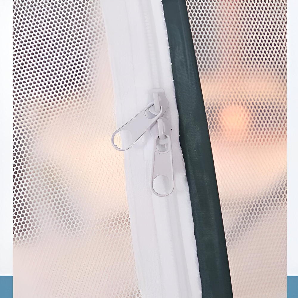 Hopfällbart Myggnät – Justerbart Skydd För Sängar 7