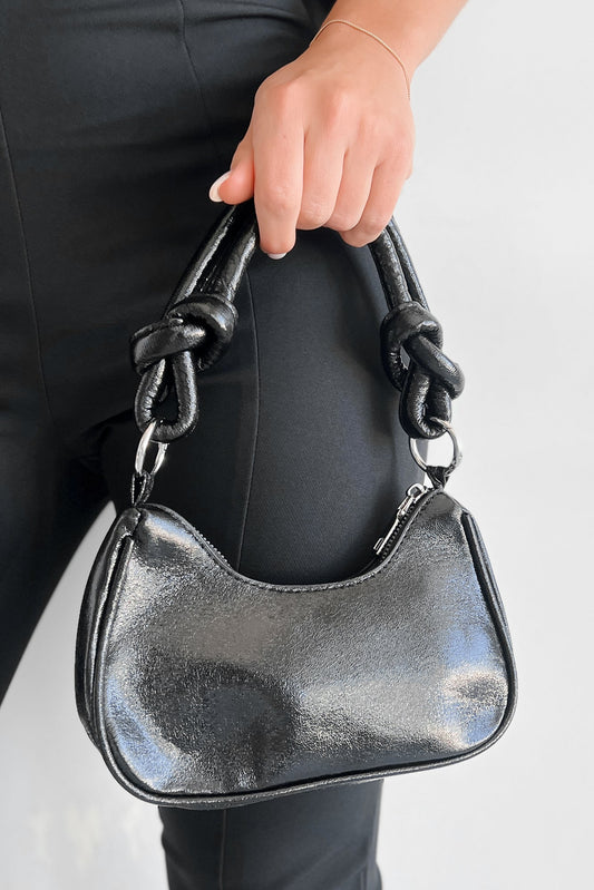 Damens Elegant Texturerad PU Crossbody Väska med Kedja och Blixtlåsstängning