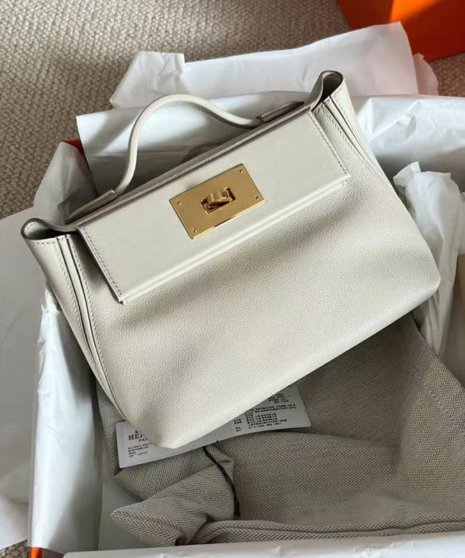 Dam Hållbar Kalvläder Crossbody Väska med Fina Detaljer