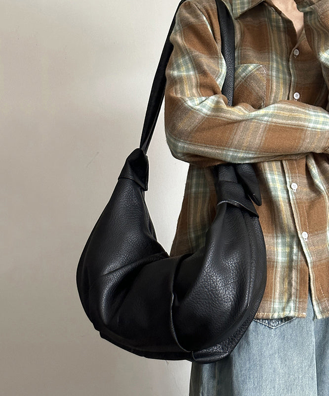 Dam Elegant Faux Läder Crossbody Väska med Fickor