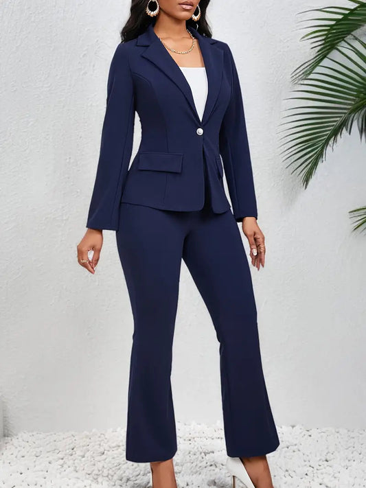 Dam Kostymset | Kavaj och Bootcutbyxor