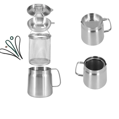 2-i-1 Djupstekpanna med Filternät