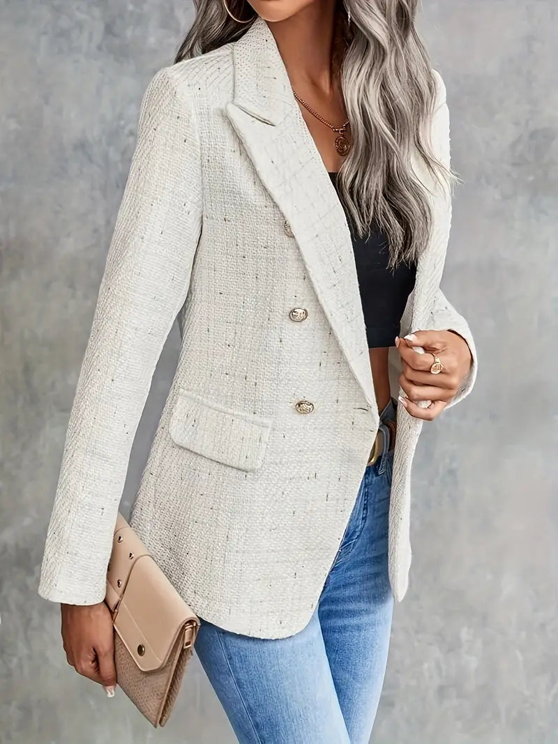 Kvinna Skräddarsydd Blazer med Tweeddesign 1