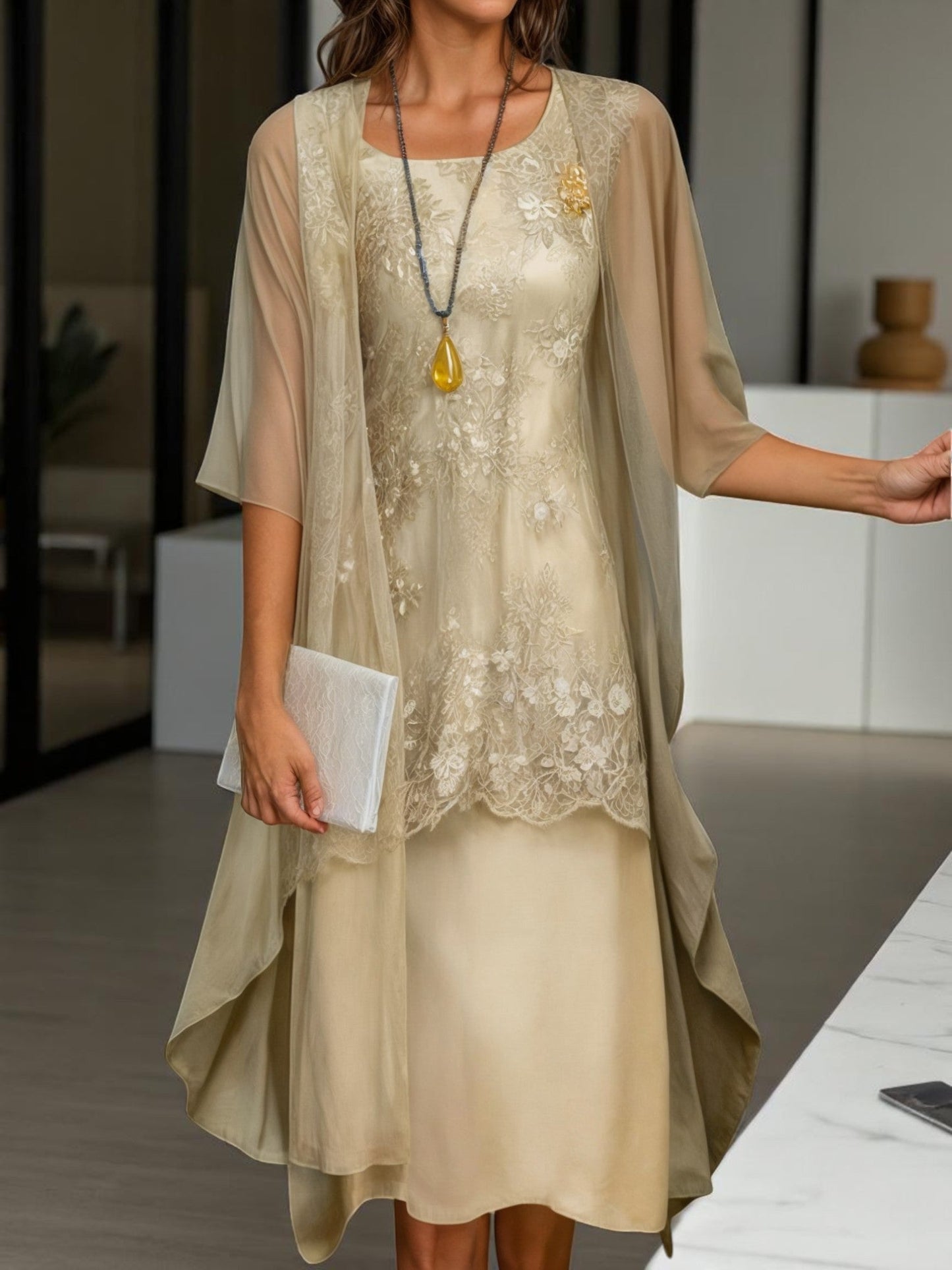 Dam Set med Två Delar