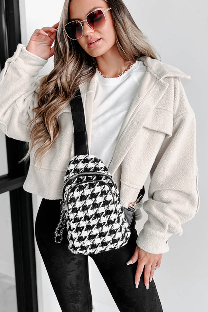 Dam Elegant Crossbody väskamed Justerbar Axelrem och Två Fack