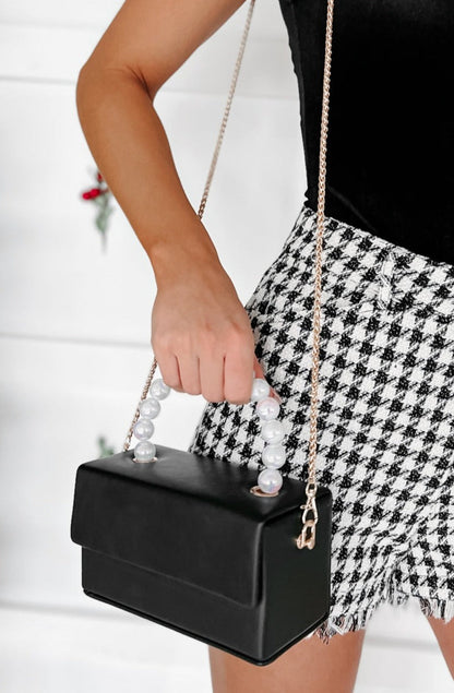 Kvinnors Elegant Faux Läder Boxväska med Avtagbar Kedja