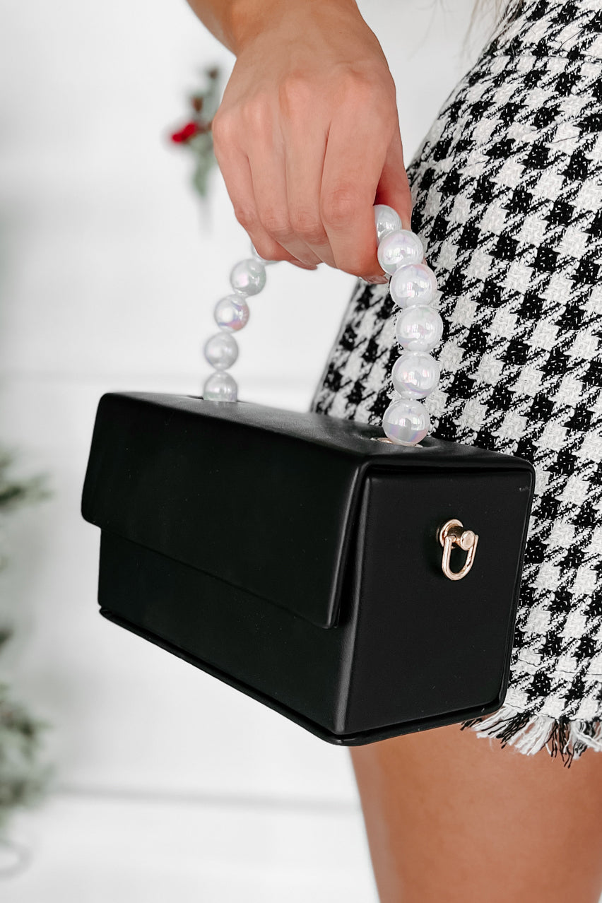 Kvinnors Elegant Faux Läder Boxväska med Avtagbar Kedja