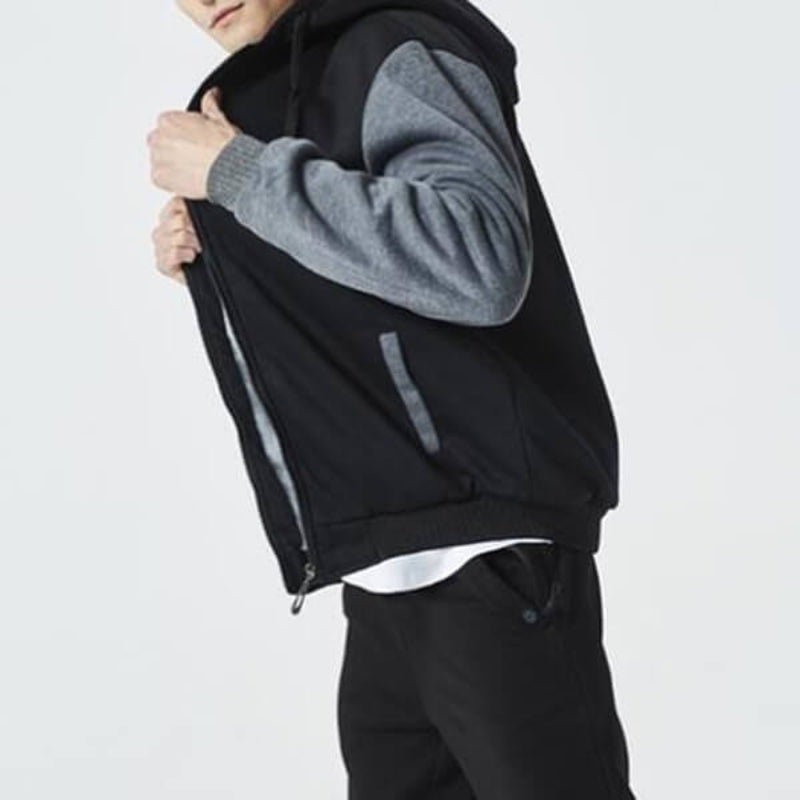 Herrjacka med Huva och Dragkedja