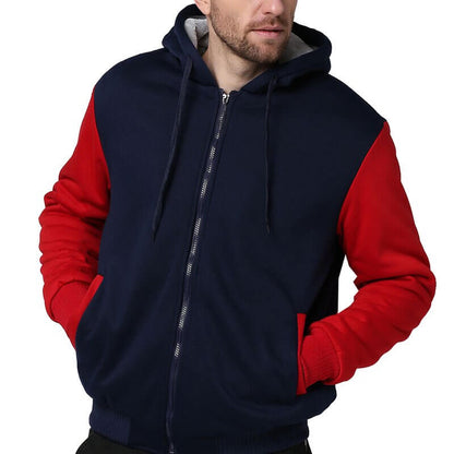 Herrjacka med Huva och Dragkedja