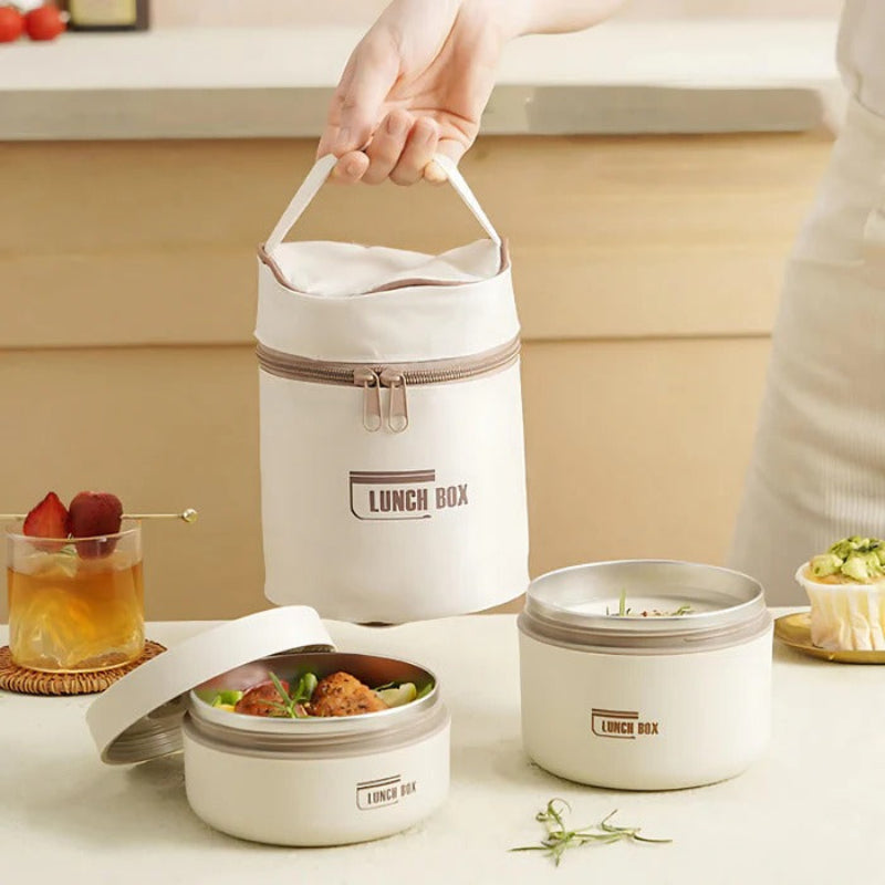 Matlåda med flera fack | Lunchlådsorganisatör