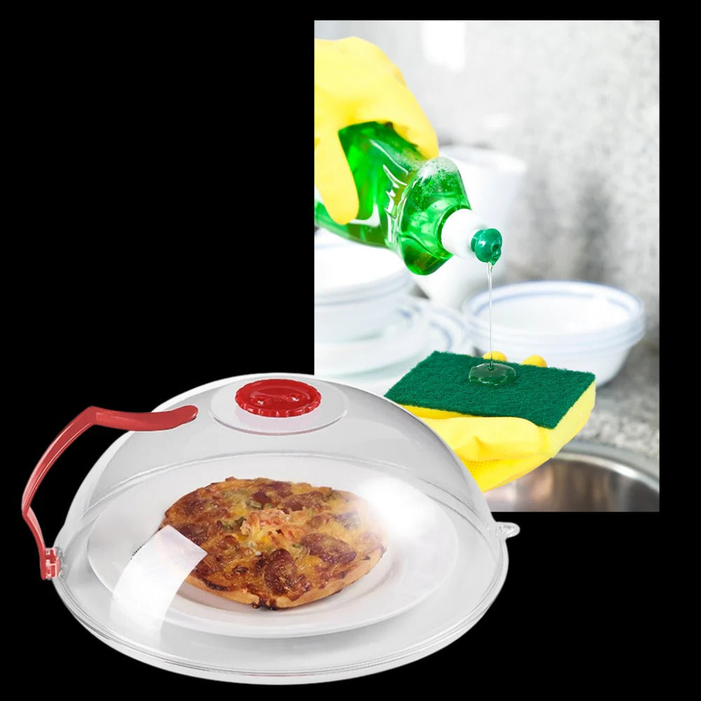 Mikrovågsugnsskydd med Ånghål