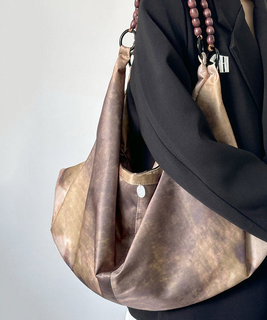 Dam Mångsidig Nylon Axelväska med Stor Kapacitet och Justérbara Axelremmar