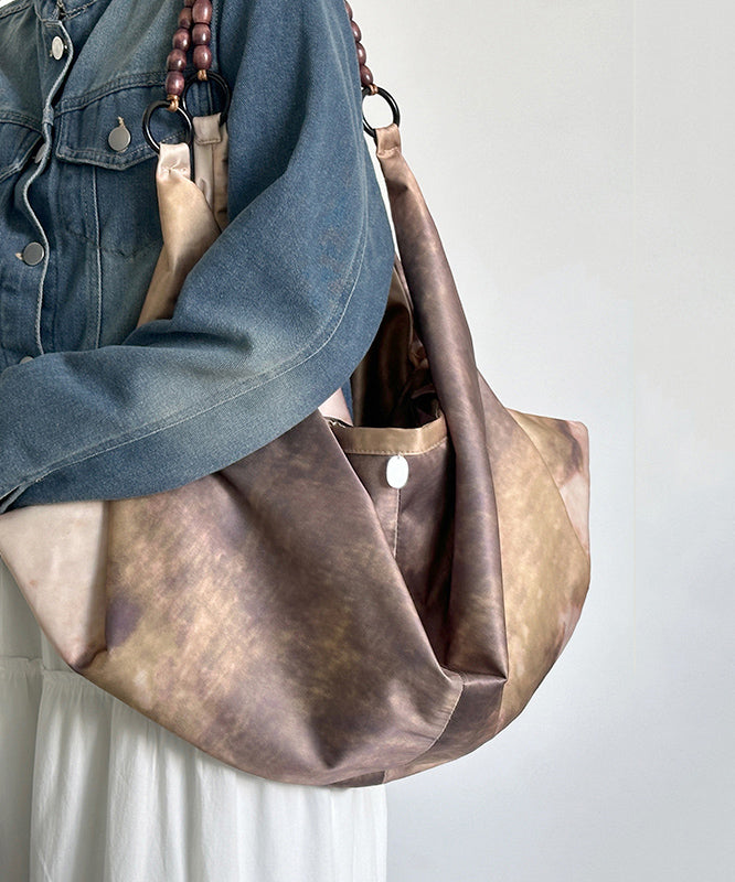 Dam Mångsidig Nylon Axelväska med Stor Kapacitet och Justérbara Axelremmar