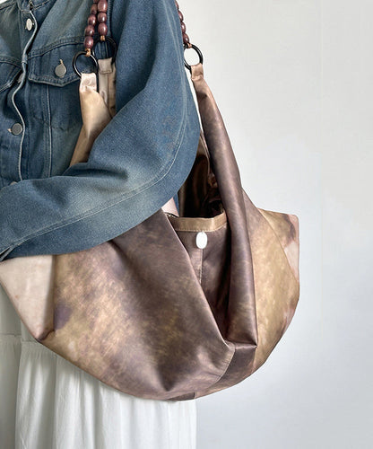 Dam Mångsidig Nylon Axelväska med Stor Kapacitet och Justérbara Axelremmar