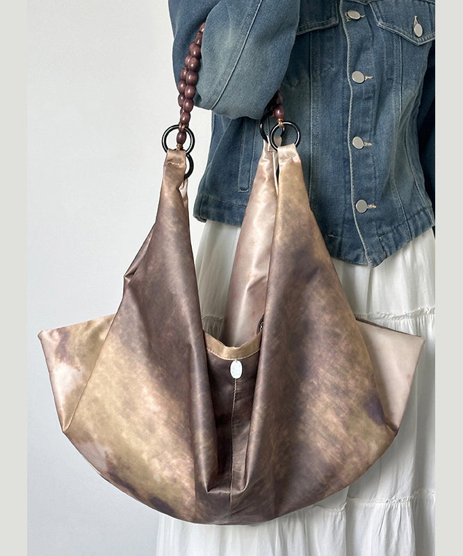 Dam Mångsidig Nylon Axelväska med Stor Kapacitet och Justérbara Axelremmar