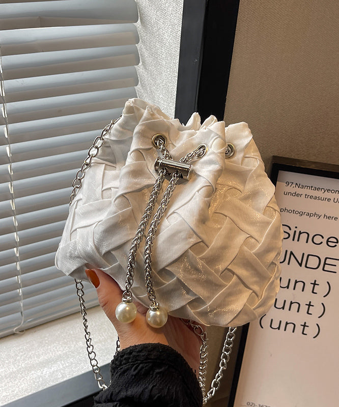 Dam Modern Bomull Crossbody Väska med Axelrem