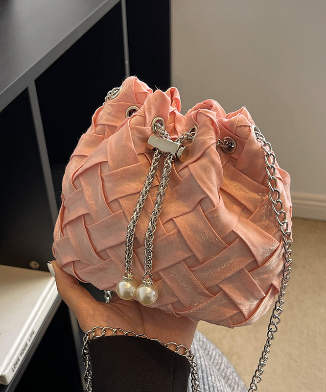 Dam Modern Bomull Crossbody Väska med Axelrem