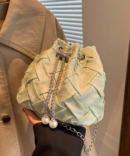 Dam Modern Bomull Crossbody Väska med Axelrem