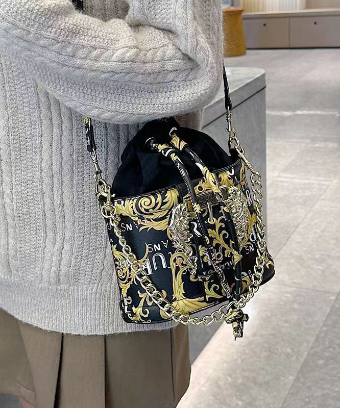 Variant image for Damernas Trendiga Faux Läder Crossbody Väska med Kedjedetaljer-1