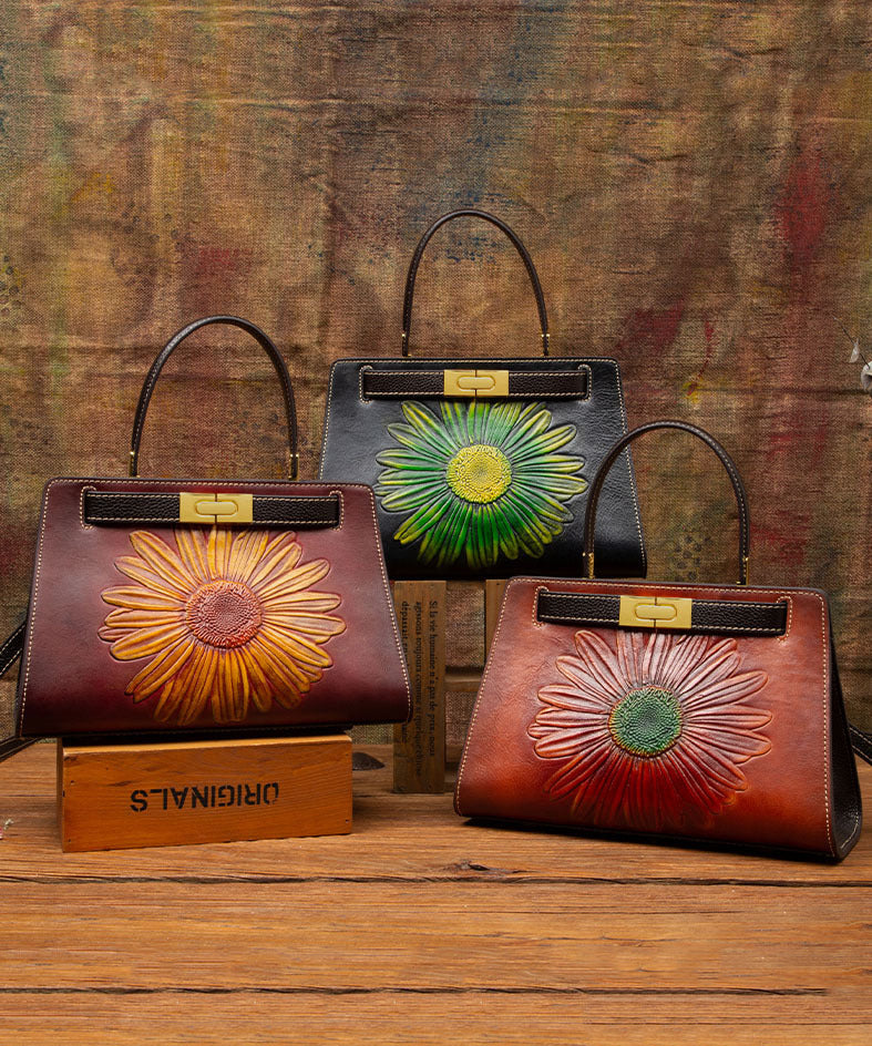 Dam Elegant Kalvläder Messenger Väska med Justerbar Rem