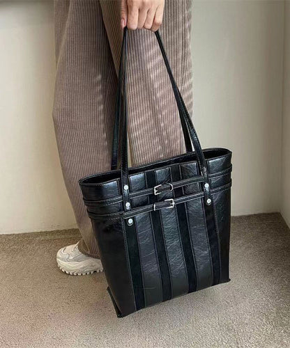 Dam Retro Faux Läder Satchelväska med Stor Kapacitet och Inuti Fickor