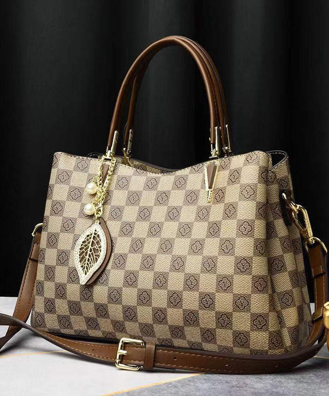 Dam Elegant Läder Tote Handväska med Dragkedja