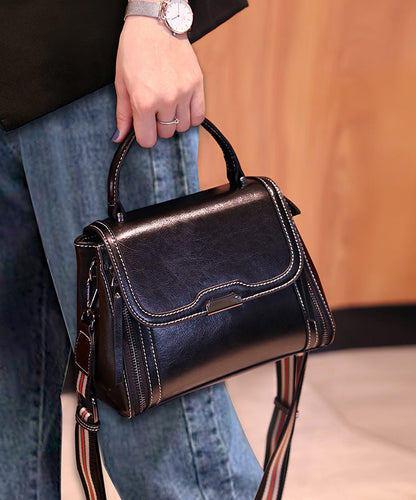 Unisex Trendig Faux Läder Messenger Väska med Dragkedja