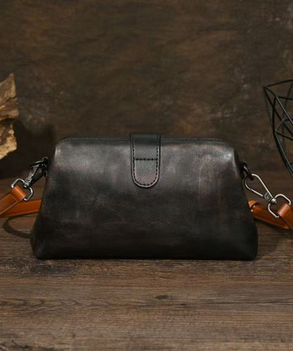 Herrarnas Hållbara Kalvläder Messenger Väska med Zip-Up Stängning