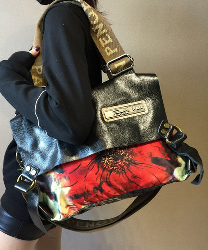 Unisex praktisk bomull messenger-veske med høy kapasitet