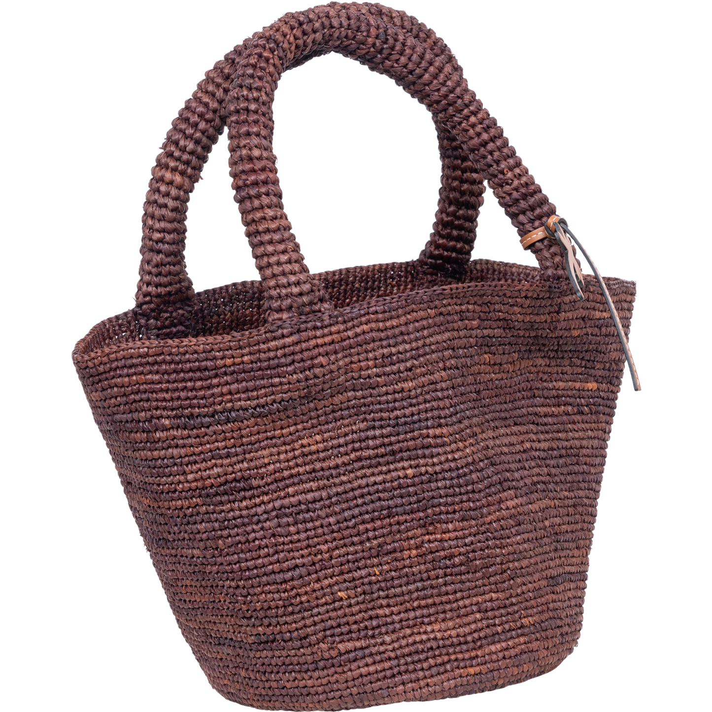 Dam Klassisk Raffia Handväska med Palmdetalj och Rymligt Huvudrum