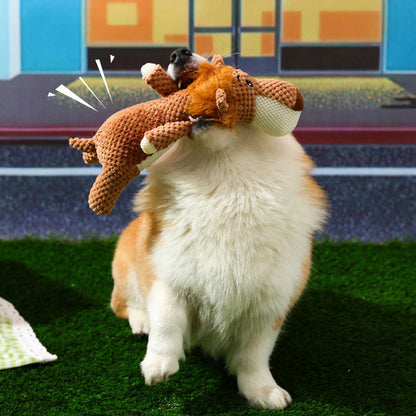 Plyschhundleksak – Tuggleksak för aktiv lek 3