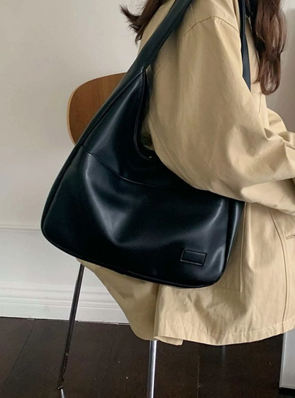 Rica - Minimalistisk Moderna Utformning Syntetläder Axelväska för Dam