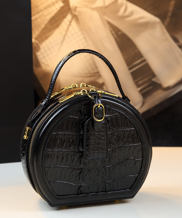 Dame Pen Fuskeskinn Crossbody Veske med Alligatormønster