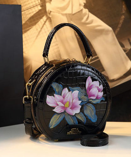 Dam Snygg Faux Läder Crossbody Väska med Inuti Fickor