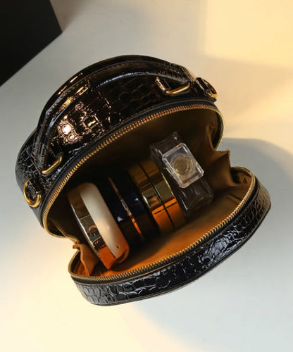 Dam Snygg Faux Läder Crossbody Väska med Inuti Fickor