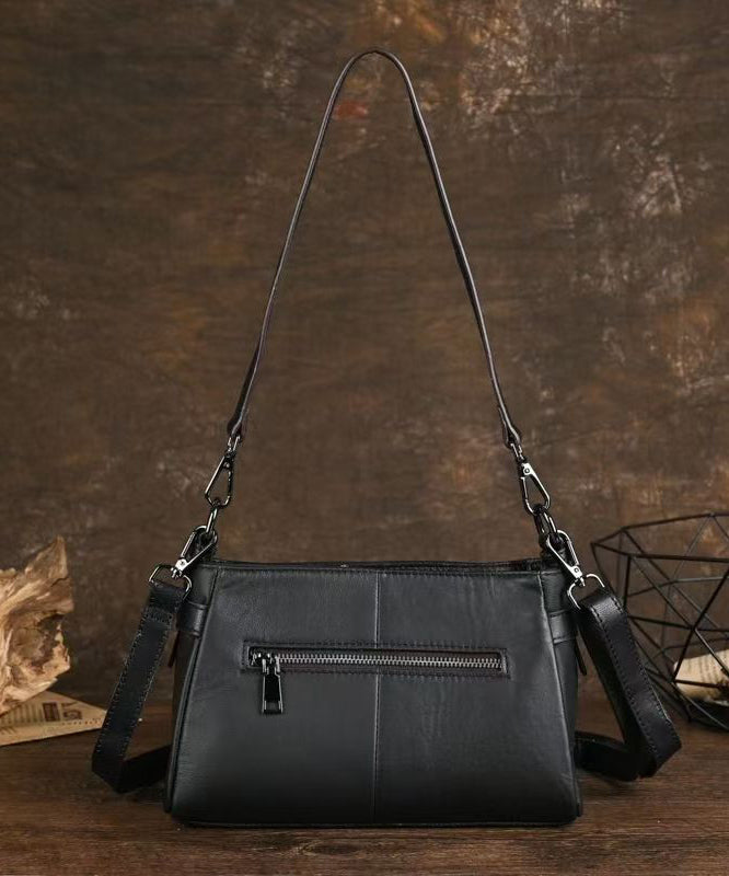 Herre Elegant Kalveskinn Messenger Veske med Dyrepreget mønster