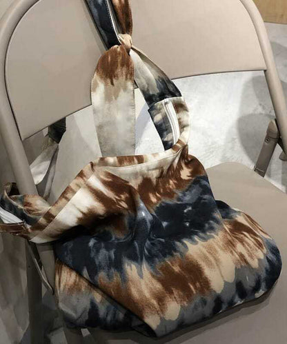 Unisex Stylish Canvas Messenger Bag with Unique Lacing